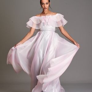 John Paul Ataker Off Shoulder Dress